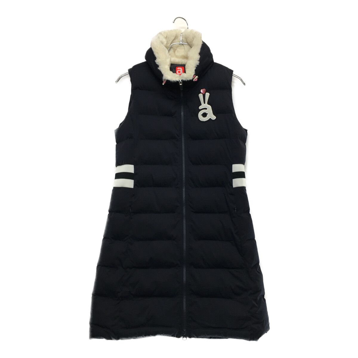 archivio - coco 中古 アルチビオ archivio レディース ワンピース 36(S) ネイビー 紺 中綿入り ボア  ダブルジップ 中古 レディース アルチビオ archivio ワンピース 36(S