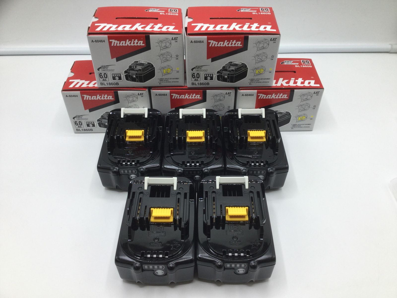 領収書発行可】[未使用/箱あり/5個セット]Makita/マキタ 18v 6.0Ah