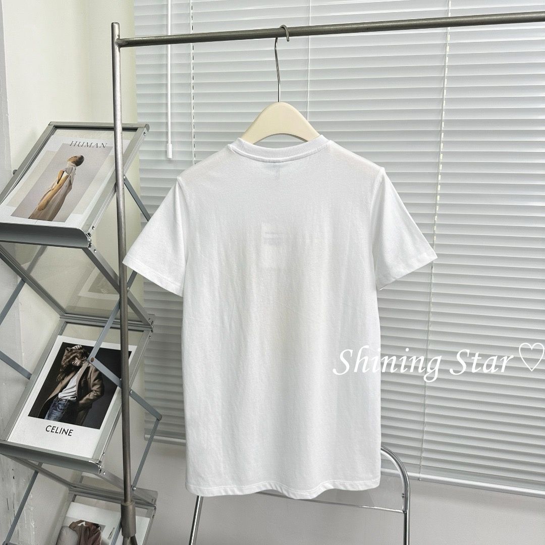 GANNI ホワイト 半袖Tシャツ S ガニー GANNI GANNI 半袖 Tシャツ Basic Jersey Ganni Relaxed T