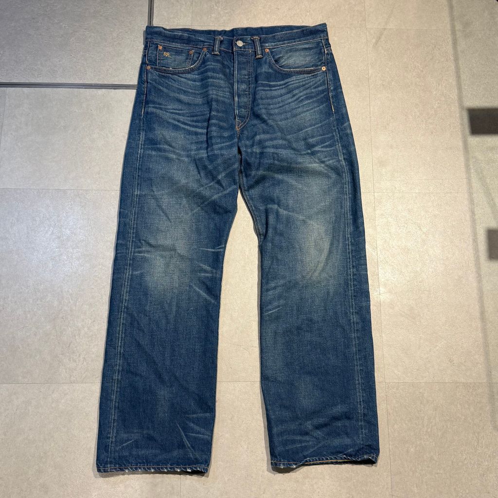RRL ダブルアールエル VINTAGE 5 POCKET SELVEDGE JEANS