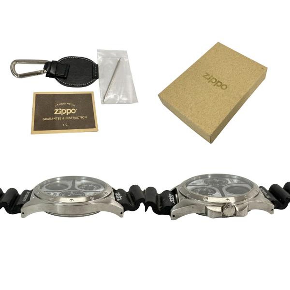 Zippo ジッポ Time Compass 5 タイムコンパス5 不動品 腕時計 温度計 方位計