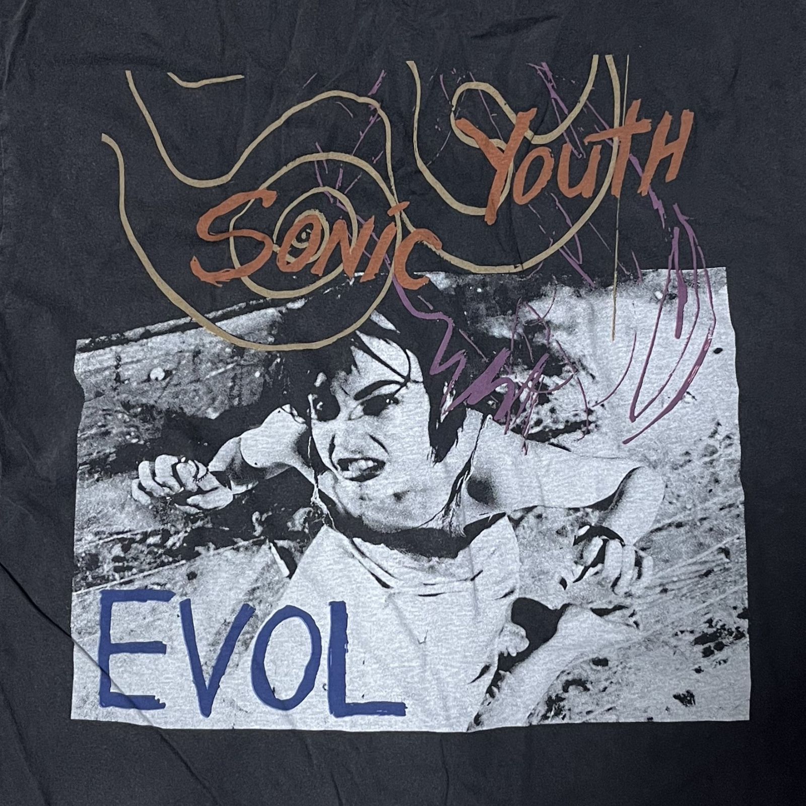 sonic youth / ソニックユース Tシャツ Evol ツアー Tシャツ - メルカリ