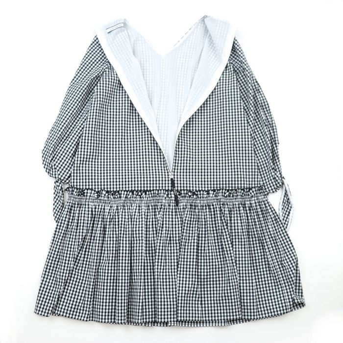 美品】フォクシー ニューヨーク 40086 ギンガムチェック ワンピース  