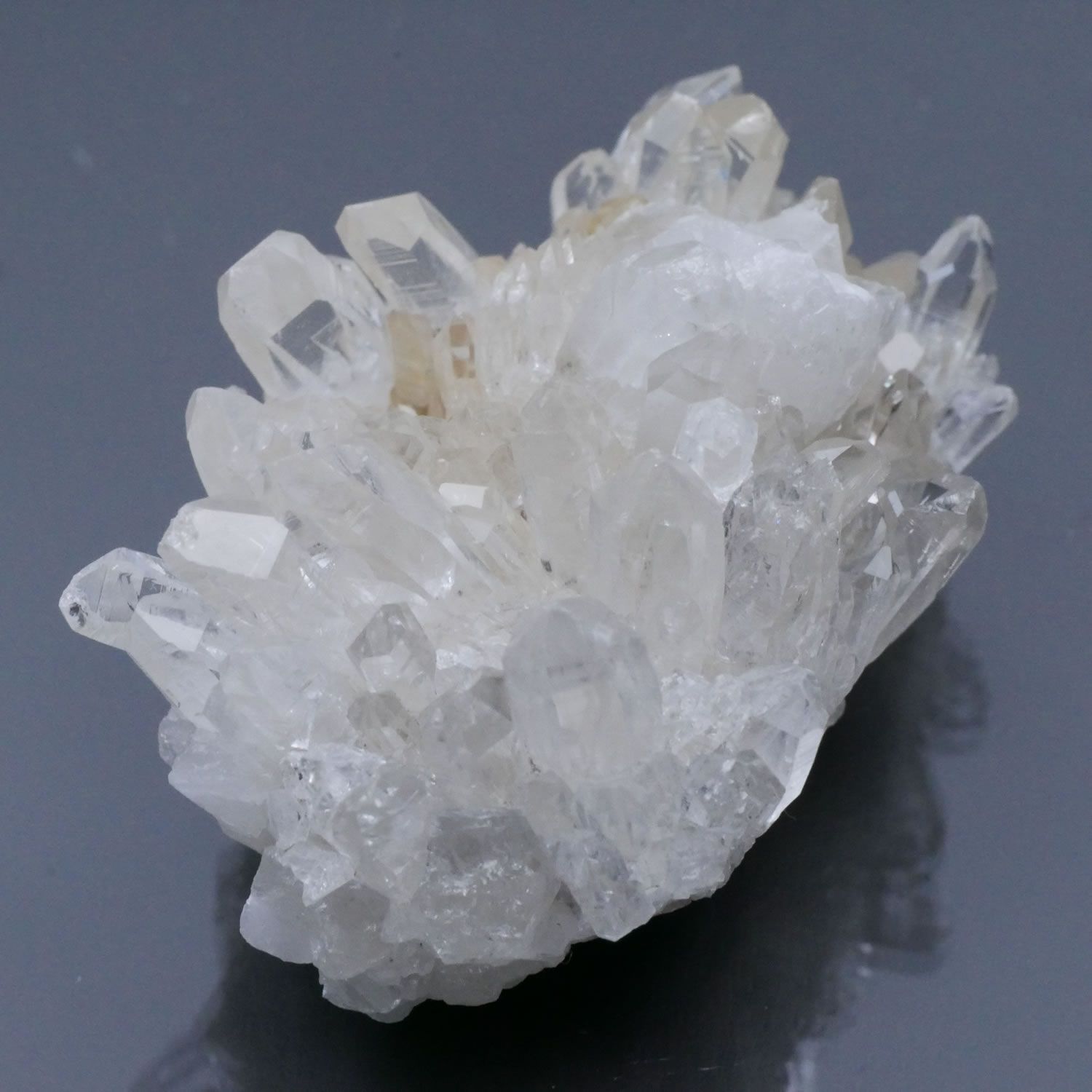 中国四川省産✨ 高品質 菊花水晶 水晶クラスター 木製台座付き 強力浄化】