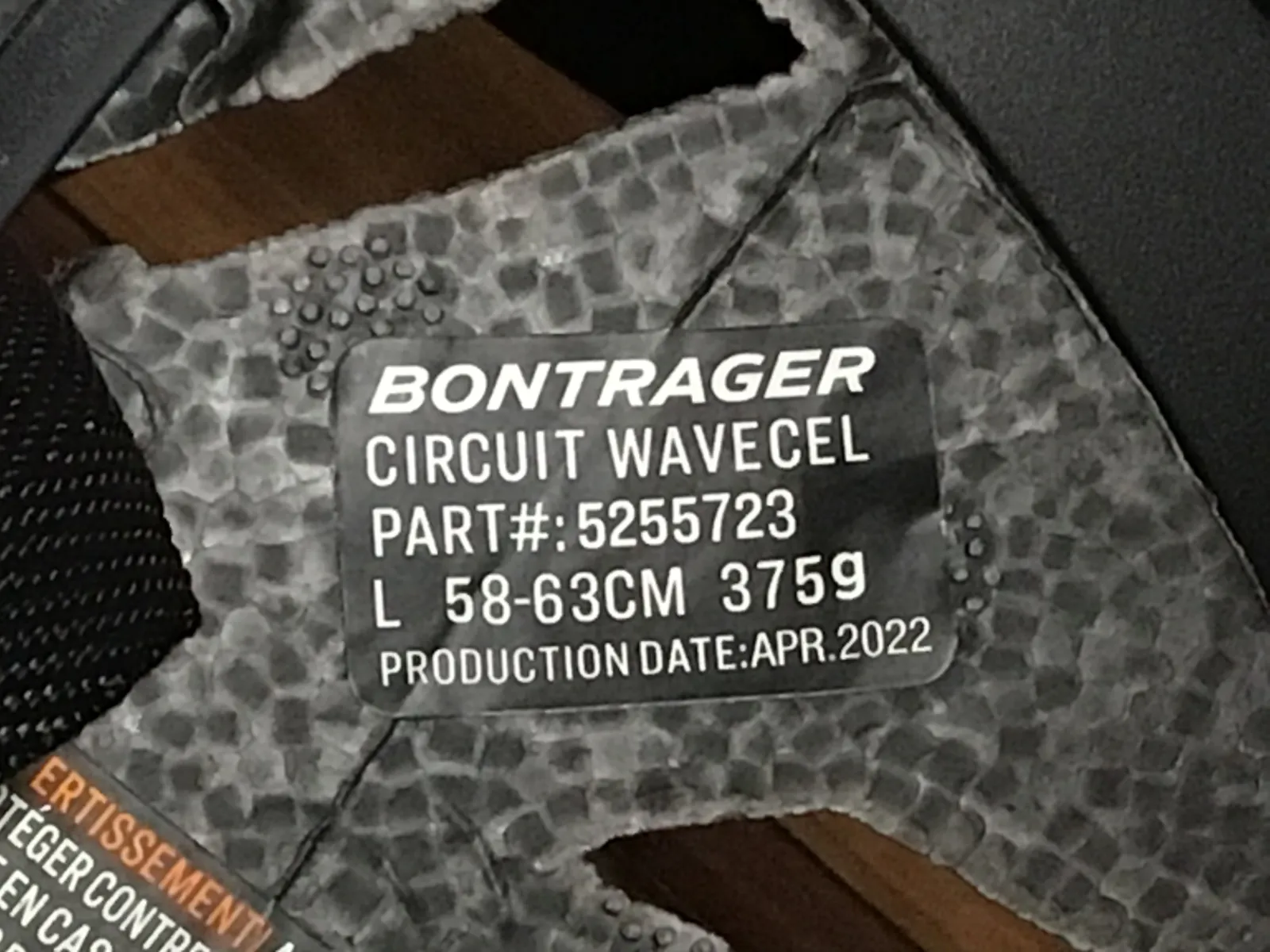 HD999 ボントレガー BONTRAGER CIRCUIT WAVE CELL ヘルメット Ｌ 2022 