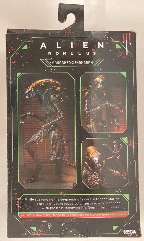 NECA ALIEN ROMULUS ULTIMATE 7 INCH ACTION FIGURE SCORCHED XENOMORPH