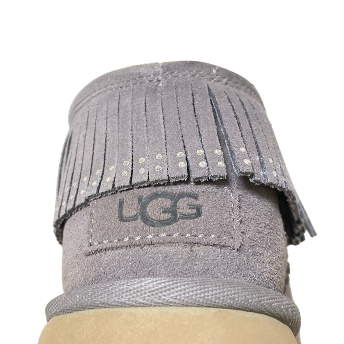 UGG アグ ショートブーツ 23 レディース ウルトラ ミニ フリンジ ブリング 1121576 パープル フリンジ|ラインストーン ムートン KIN-KAAI_COM