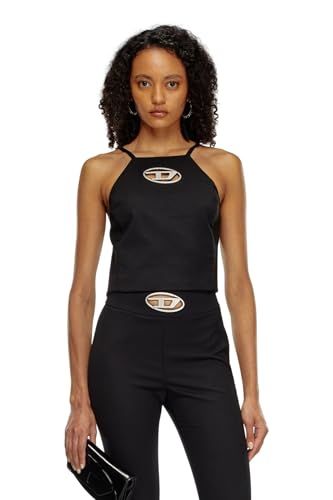Diesel ディーゼル レディース キャミソール 40 ブラック 9 XX