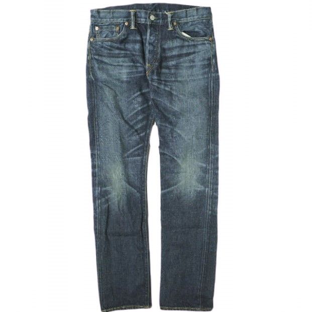 RRL ダブルアールエル アメリカ製 LOW STRAIGHT STILLWATER WASH JEAN ローストレート セルビッチデニムパンツ  MNRRDNMM4P00197 30 インディゴ Double RL ジーンズ MADE IN USA - メルカリ