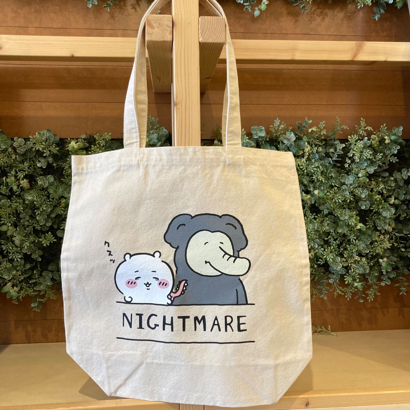 ちいかわ トートバッグ NIGHTMARE 黒夢 ももんが 2点セット