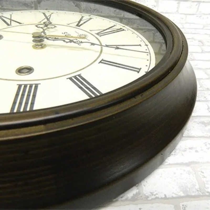 インテック EUスタイルクラシカル 電波掛け時計 ローマ文字 DQL674-R 電波自動受信機能有 アンティークブラウン DQL674_R NEXPOTALLINN_EU