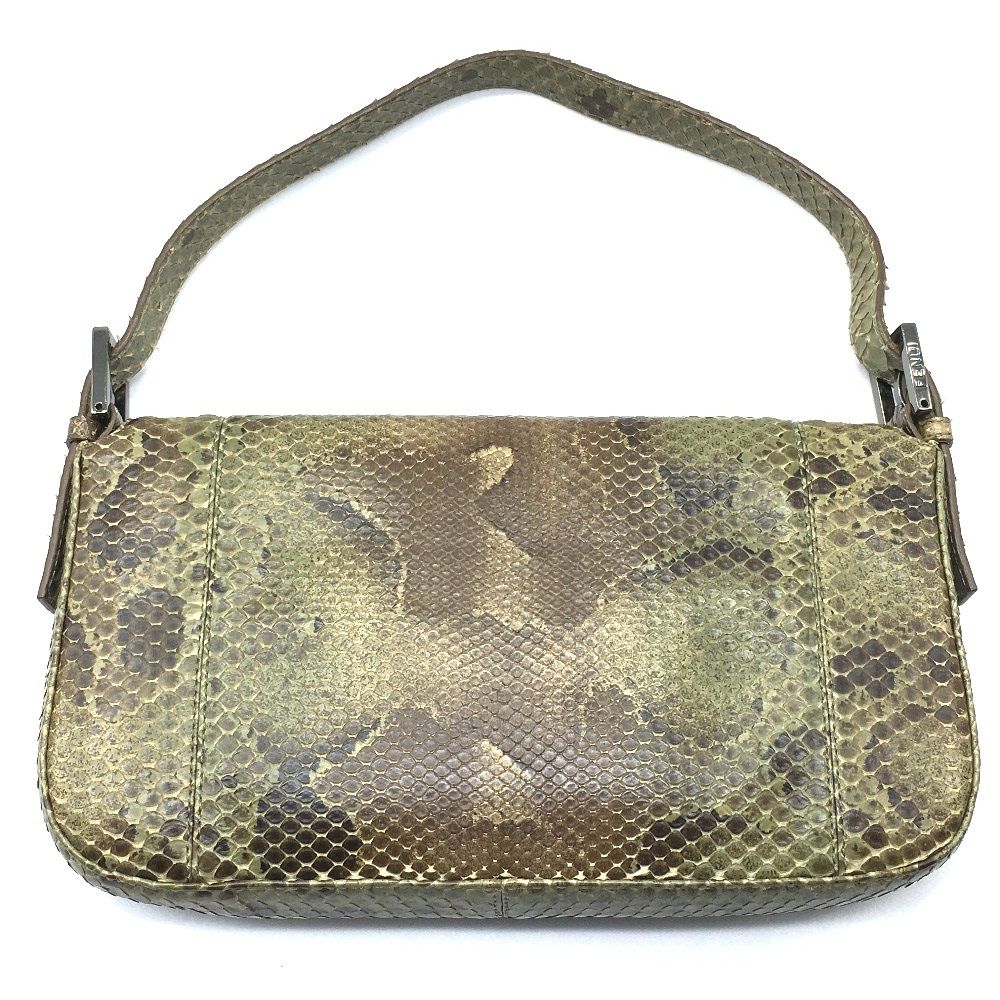フェンディ パイソン マンマバケット ハンドバッグ ショルダーバッグ  