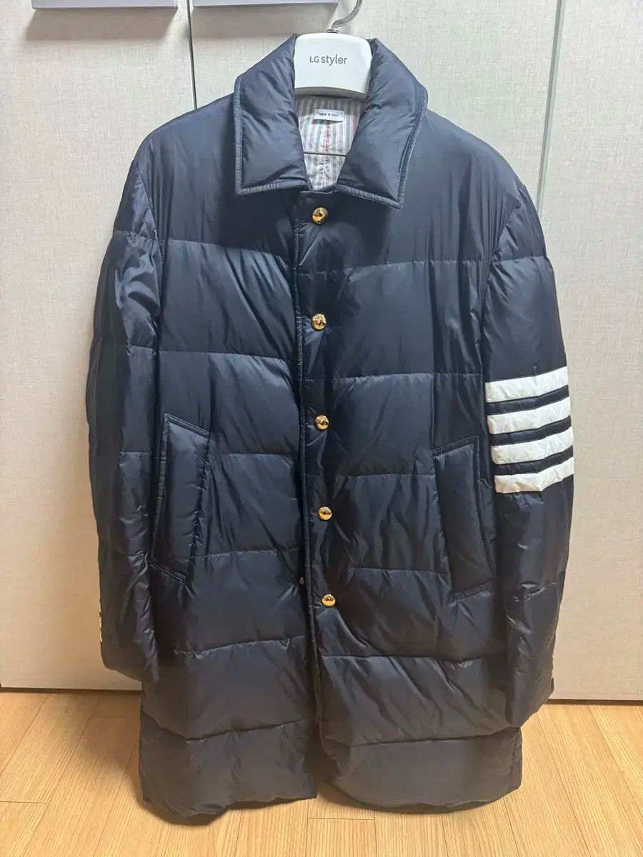 Thom Browne(トム・ブラウン) ネイビー ダウンコート 1 サイズ