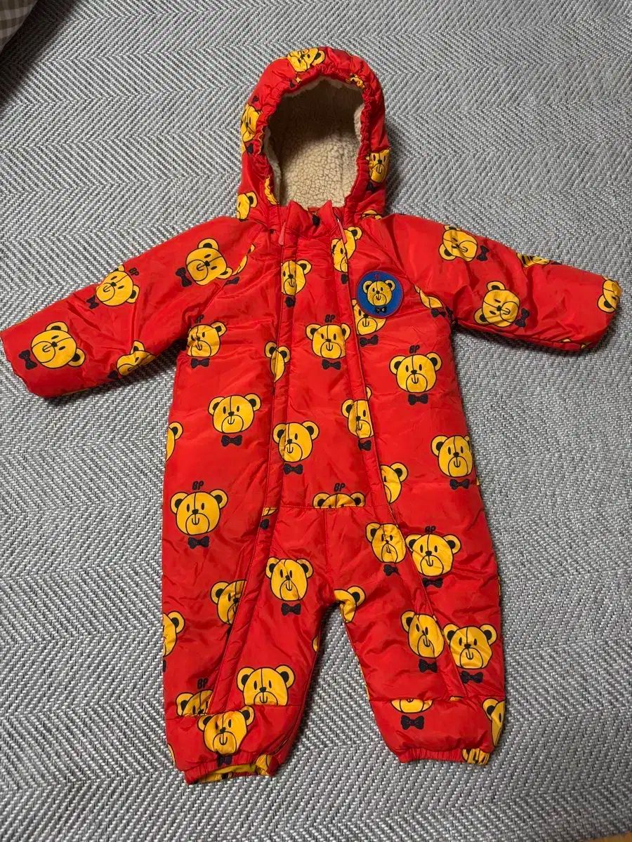 BEBE DE PINO ベベデピノ テディベアオーバーオール 90