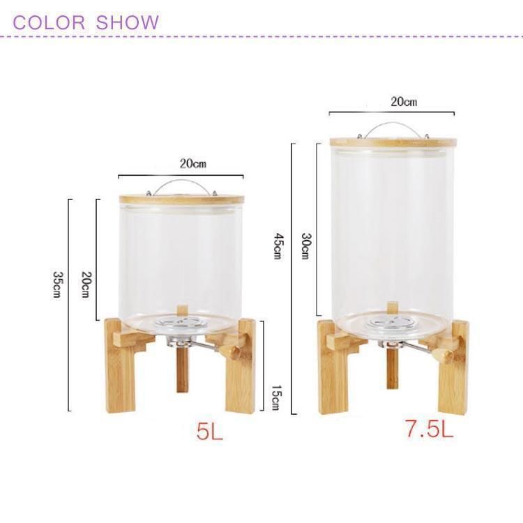密閉米びつ ふた付き 収納ジャー 5L ガラスシリアルディスペンサー Amazon｜密閉米びつ ふた付き 収納ジャー 5L/7.5L ガラス
