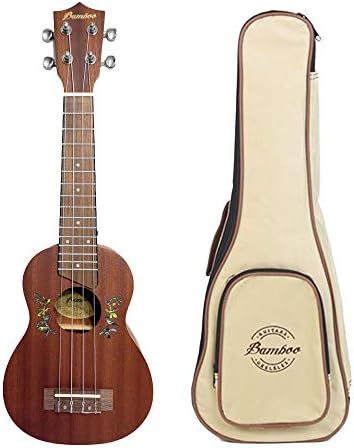 Bamboo バンブー ウクレレ Flowers フラワーソプラノ BU-21FL ソフトケース付属