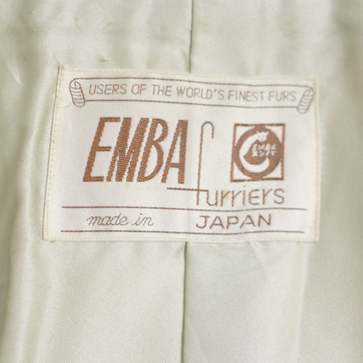 大人気▽EMBA エンバ SAGA MINK サガ クロスミンク 本毛皮コート ...