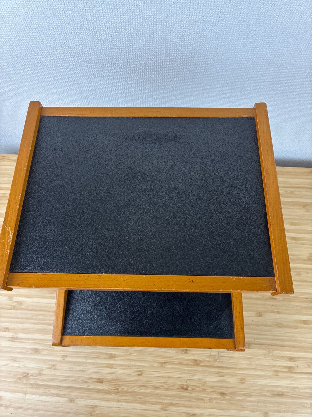 カリモク 木製2段マガジンラック カリモク 木製2段マガジンラック