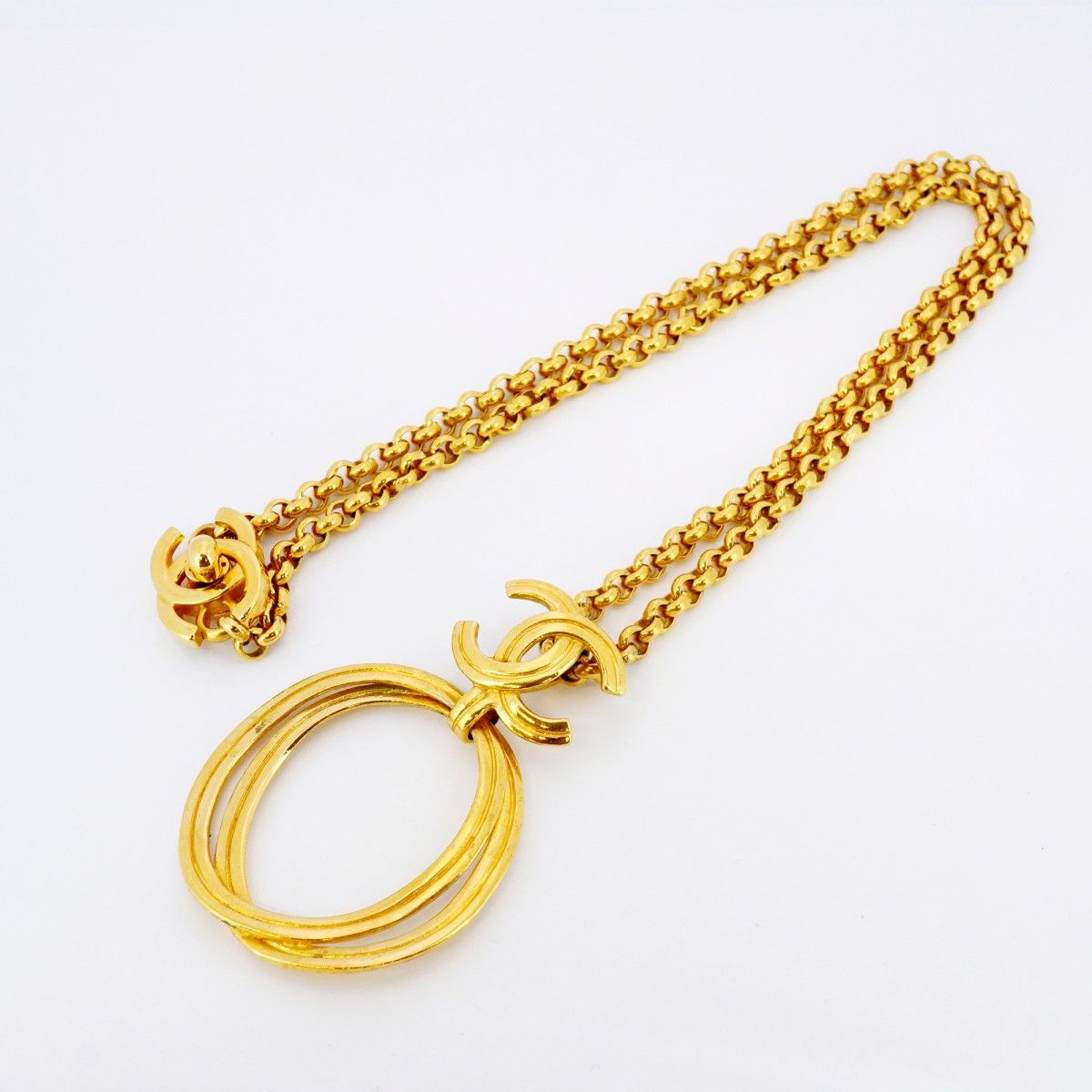 【美品】CHANEL シャネル ラム バレッタ ココマーク ヴィンテージ 美品】CHANEL シャネル ラム バレッタ ココマーク ヴィンテージ