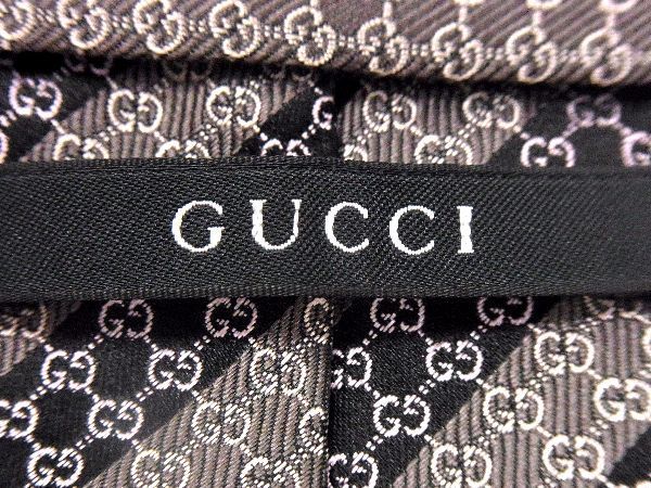 □新品□未使用□ GUCCI グッチ GG柄 シルク100％ ネクタイ ビジネス