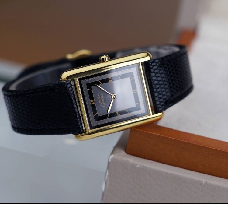 美品 カルティエ マスト タンク グレー ローマン LM Cartier（プレ  