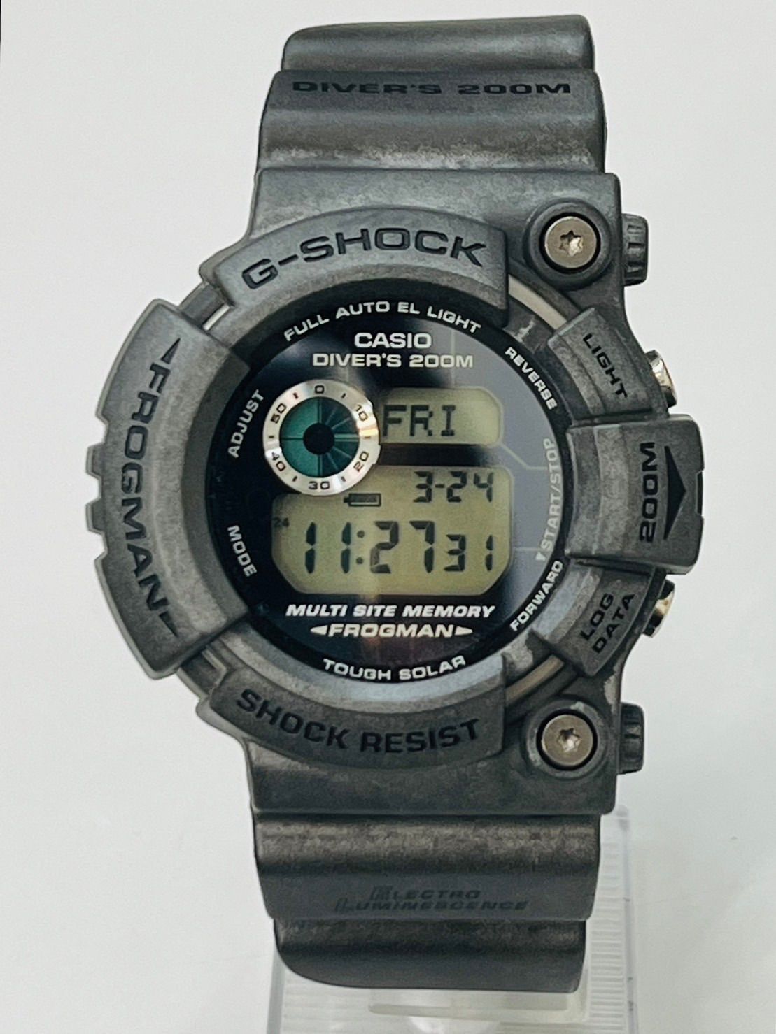 【二次電池交換済】G-SHOCK フロッグマン '05GW-200S-8JF