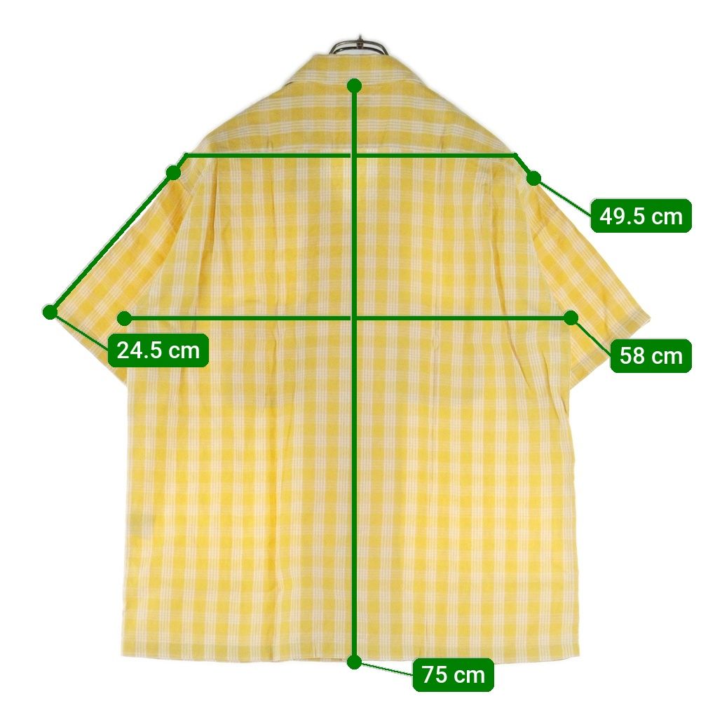 NO BRAND (ノーブランド) PALAKA CHECK SHIRTS SS37588 パラカ半袖  