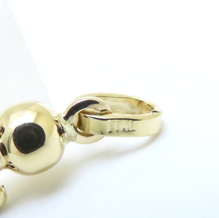 光 レディーモチーフ ペンダントトップ チャーム 女の子 K18YG