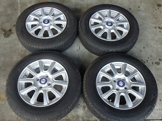 231-681 weds アルミホイール＆ラジアルタイヤ 175 70R14 2021年 ４本セット