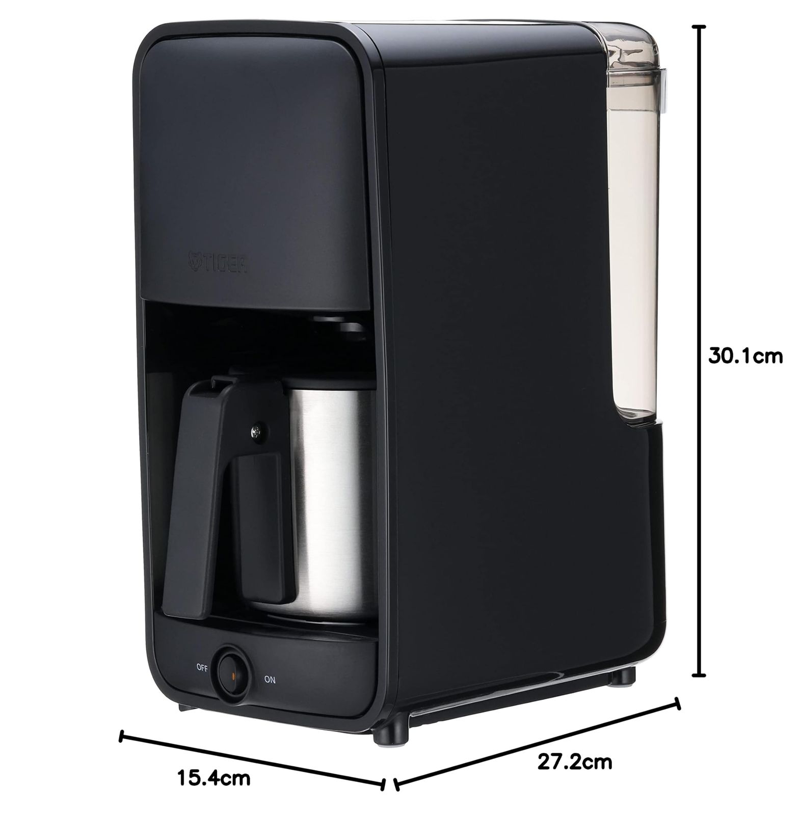 タイガー魔法瓶 TIGER コーヒーメーカー ドリップ式 シャワードリップ 保温 0.81L 6杯用 ブラックADC-N060K