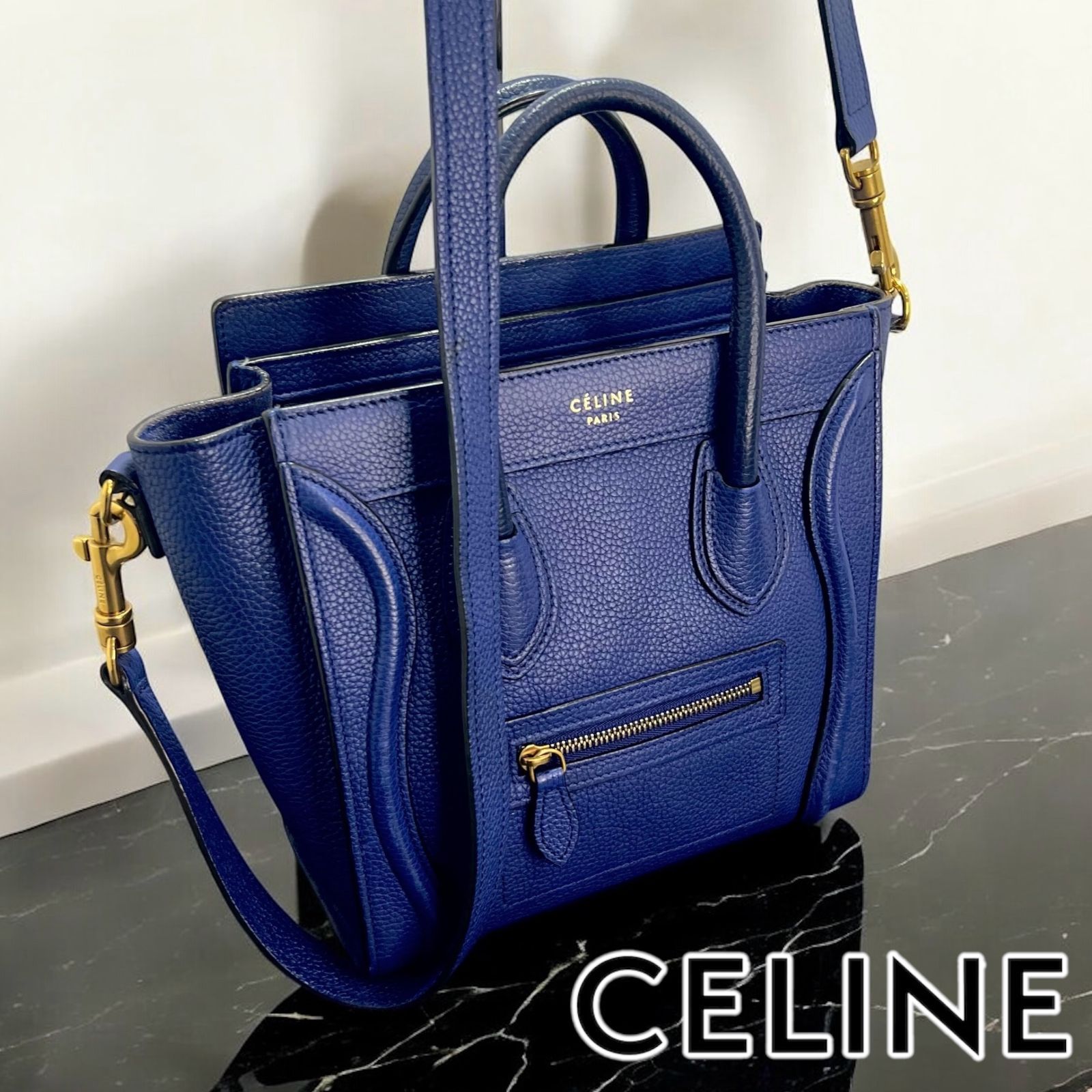 CELINE／セリーヌ ラゲージ ナノショッパー 2WAY ハンド