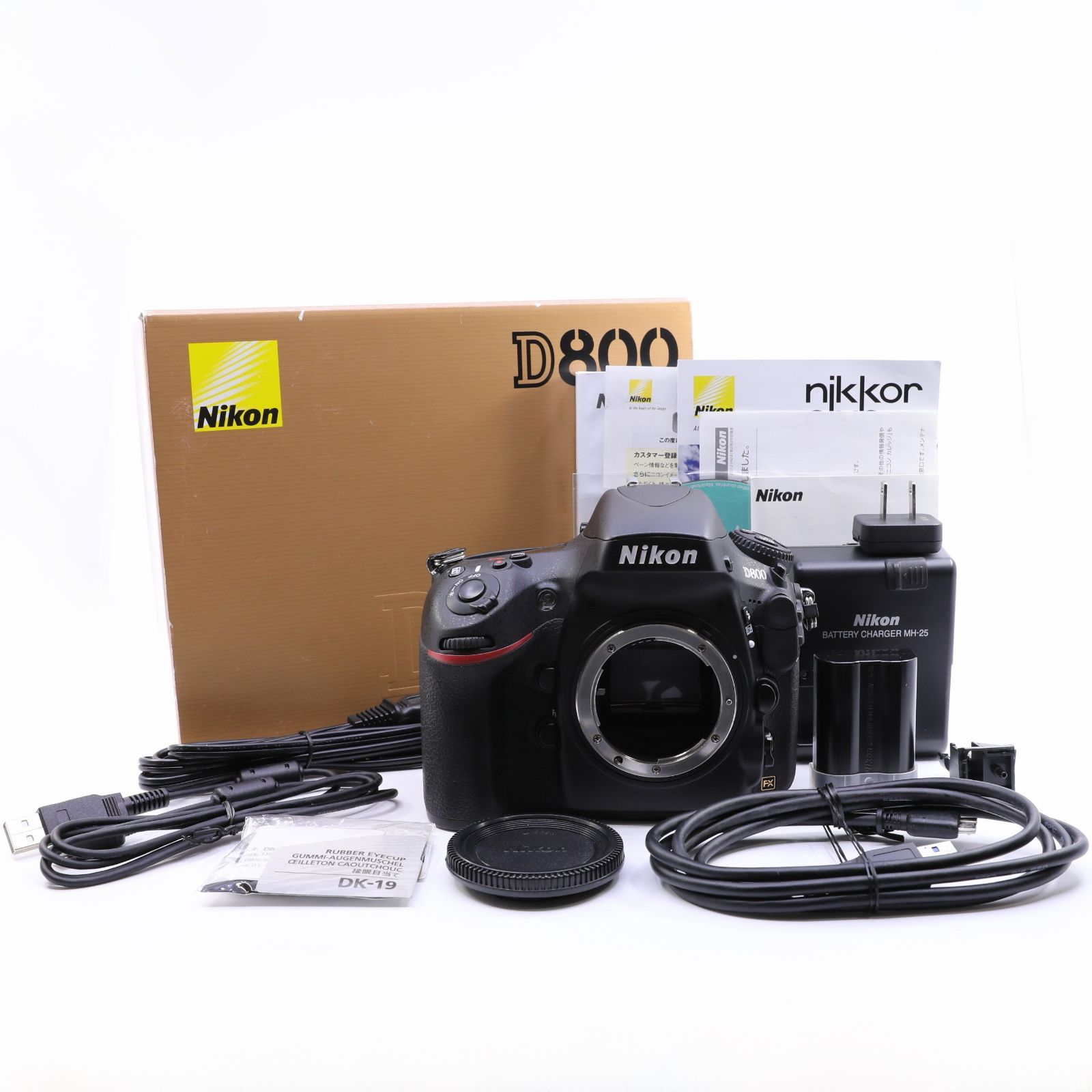 ほぼ新品＞ Nikon デジタル一 眼レフカメラ D800 ボディ シャ ッター数