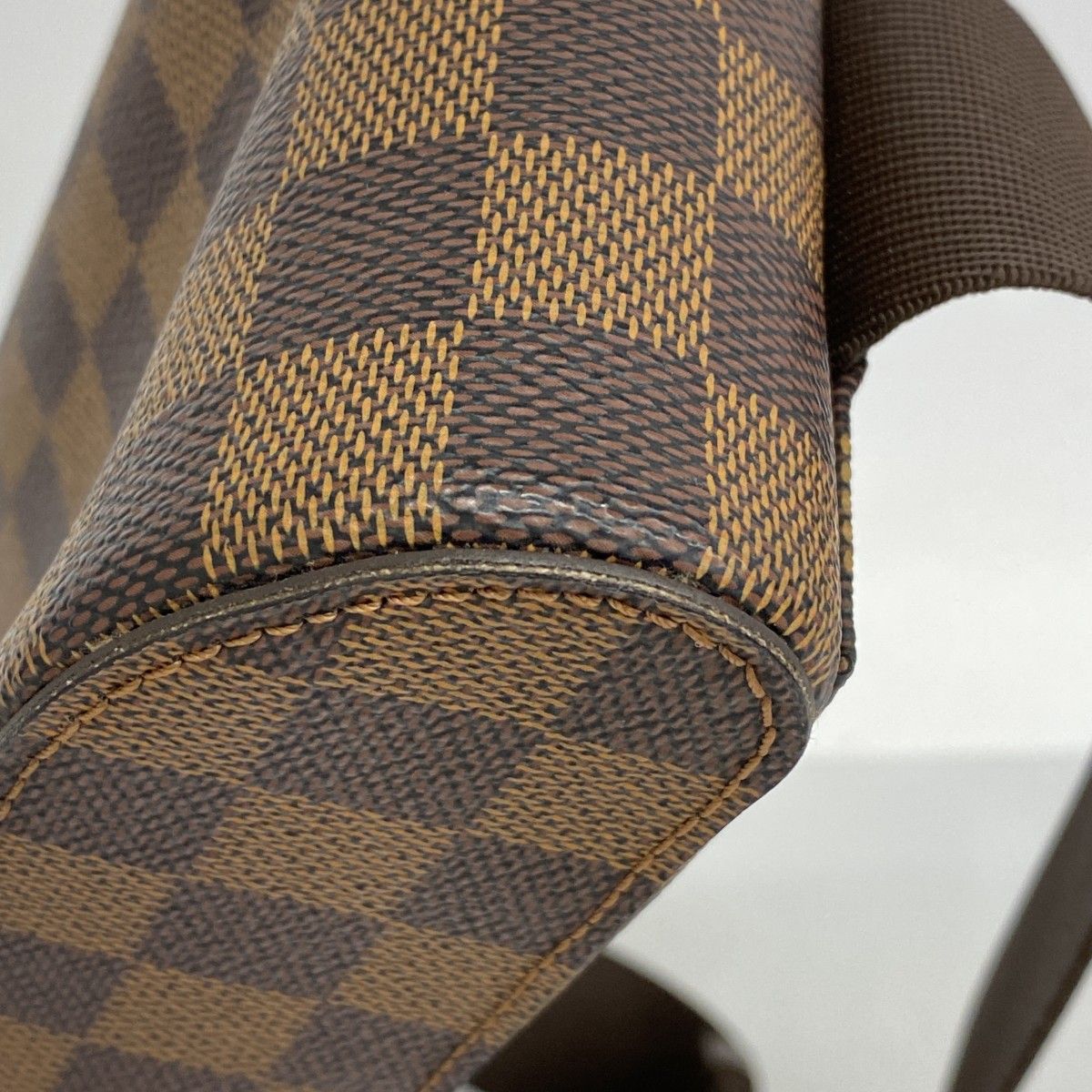 中古 LOUIS VUITTON ルイヴィトン N51994 ジェロニモス ダミエキャンバス エベヌ ボディバッグ ウエストポーチ h_b ルイ・ヴィトン(Louis Vuitton) ルイ・ヴィトン ボディバッグ ダミエ