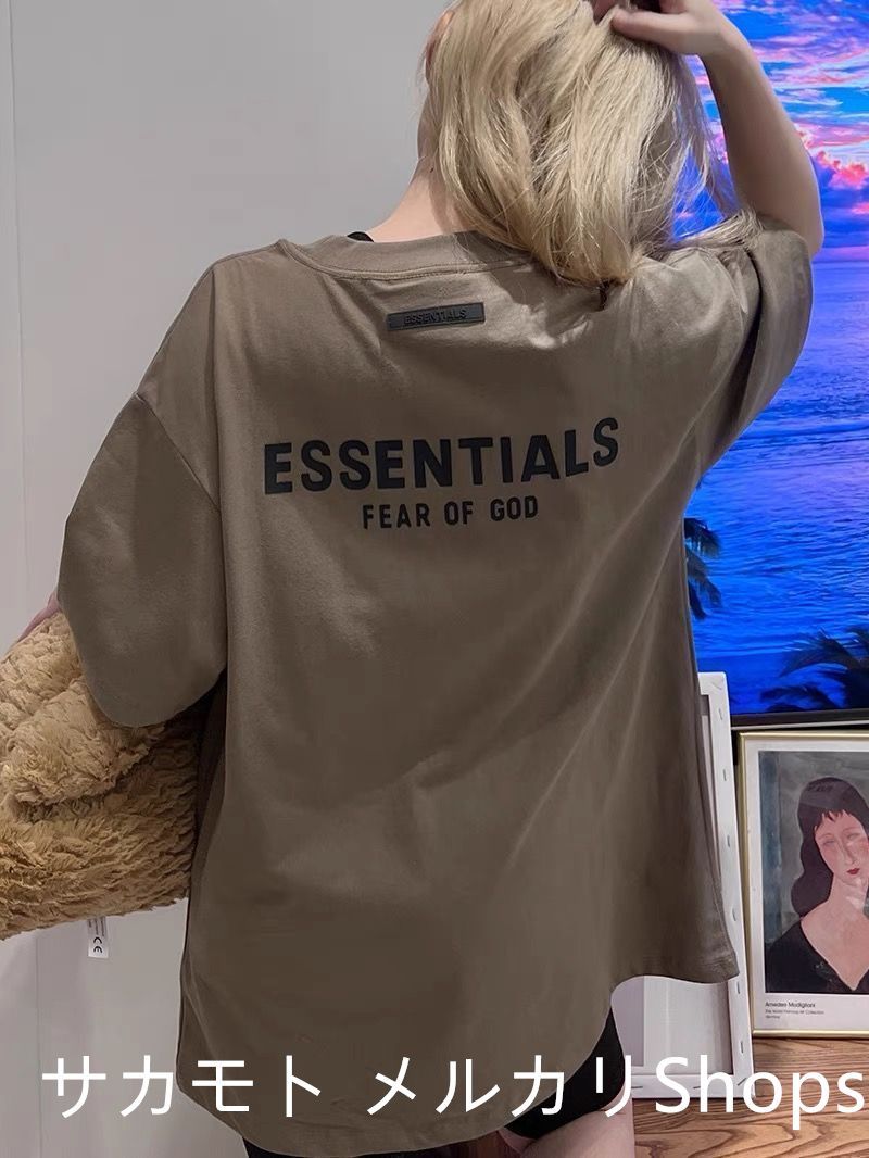 新品 【男女兼用】FEAR OF GOD ESSENTIALS fog essentials エッセンシャルズ Tシャツ クルーネック Tシャツ 夏  半袖 メンズ レディース ユニセックス FOG - FEAR OF GOD 並行輸入品 - メルカリ