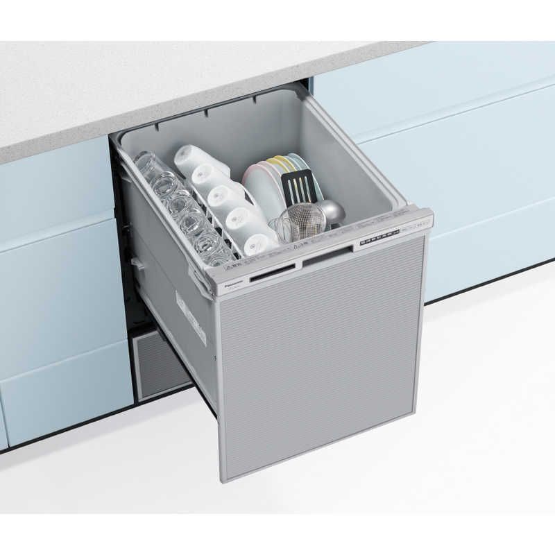 送料無料 ♥ 未開梱 パナソニック Panasonic 食器洗い乾燥機 R9シリーズ 食器点数～44点 ディープ 深型 タイプ ビルトイン 1～6人用 シルバー NP-45RD9S 宅配商品