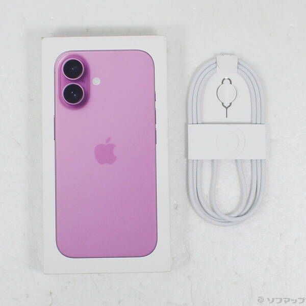 中古品〕 iPhone16 256GB ピンク MYDY3J／A SIMフリー【198】 タイプa