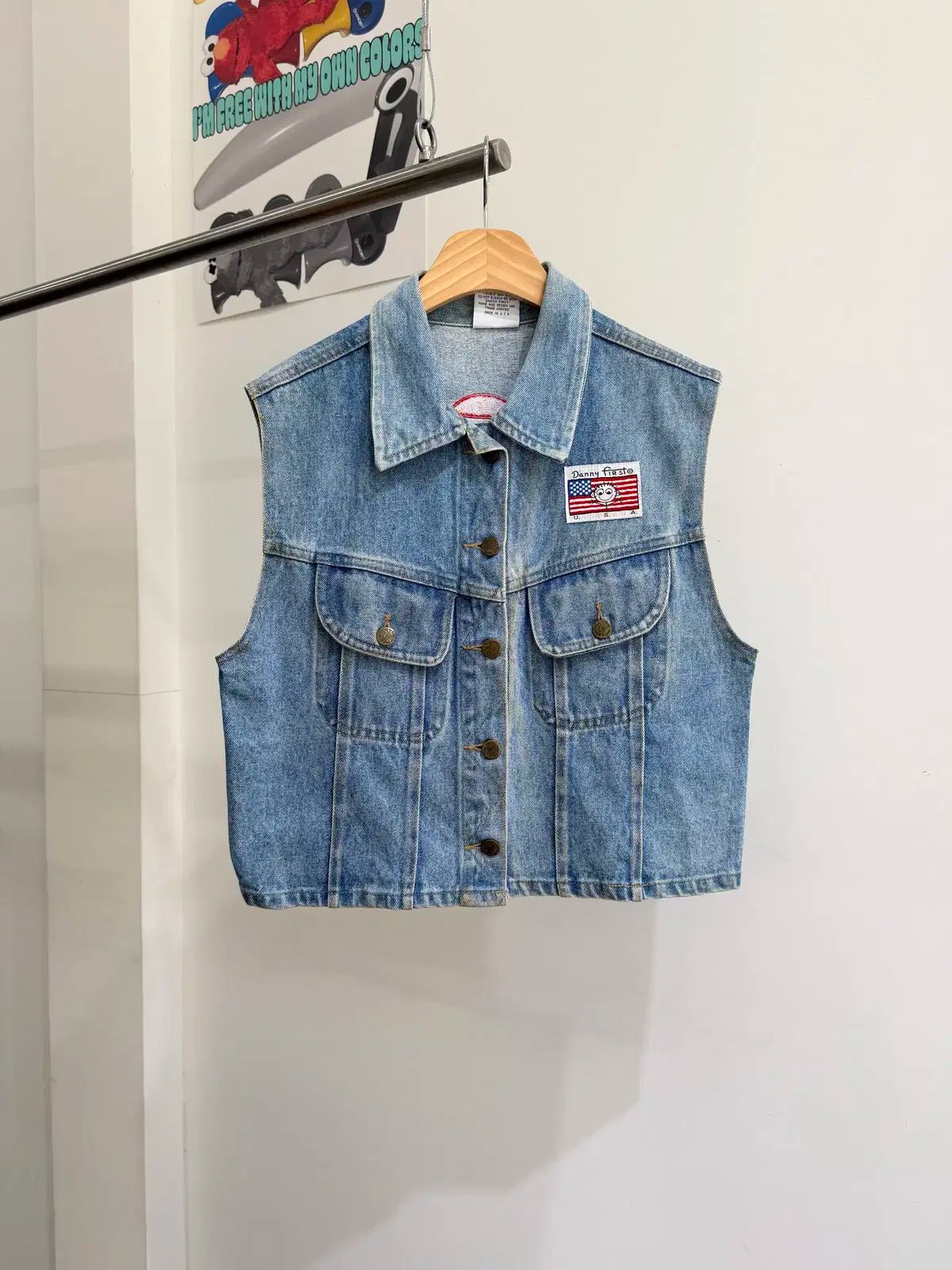 Danny first First 90s T Made USA | denim USA製 shirt KIDS USED 