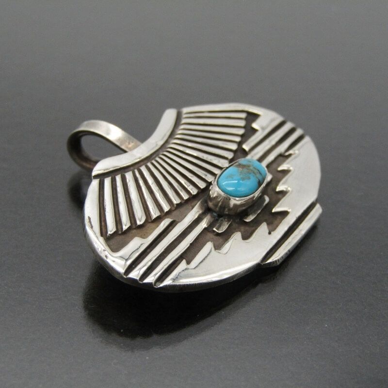 Rick Martinez ナバホ族 ペンダント ローンマウンテン