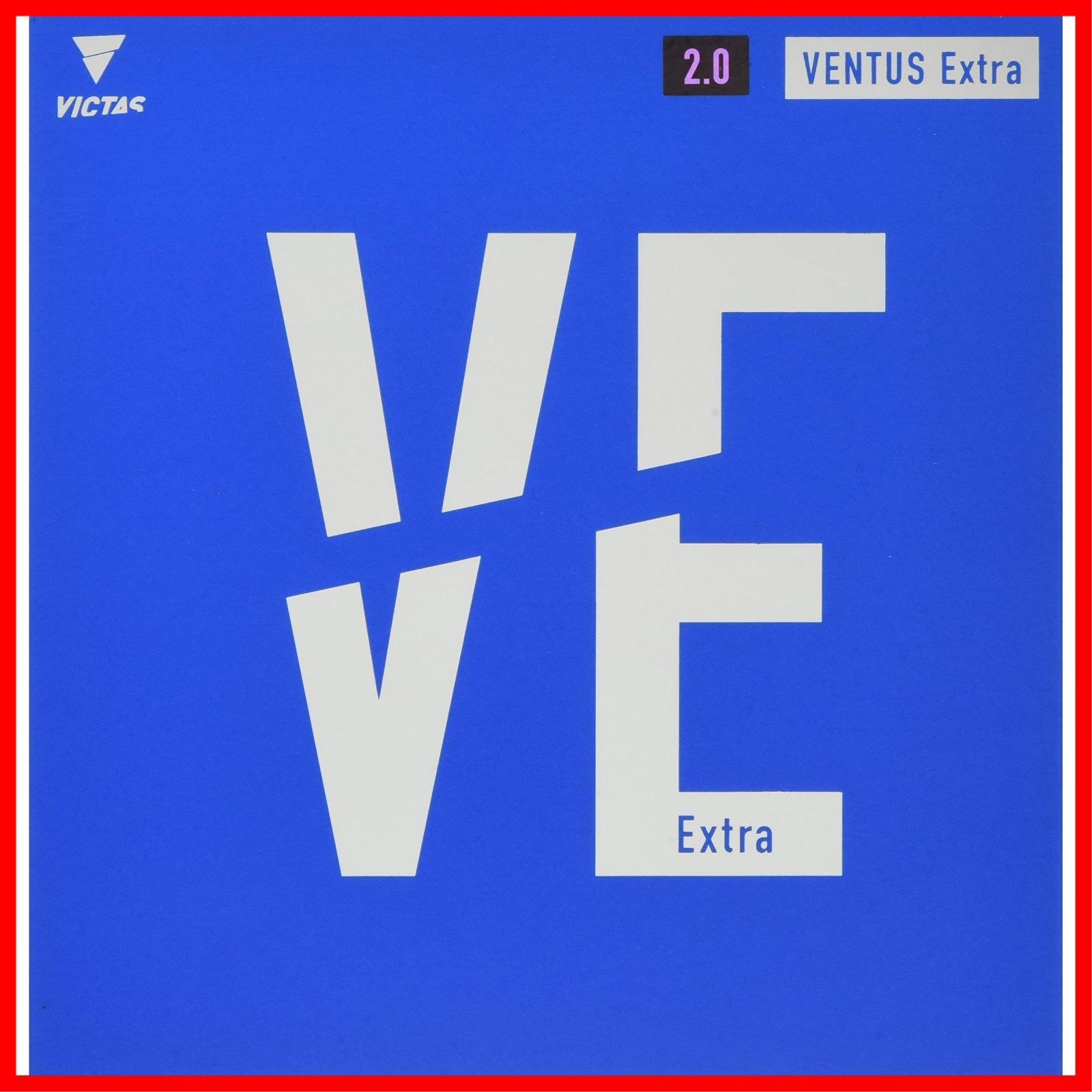 【迅速発送】ヴィクタス(VICTAS) 卓球 ラバー ヴェンタス エキストラ VENTUS Extra ハイエナジーテンション裏ソフト レッド/ブラック/ピンク 200030