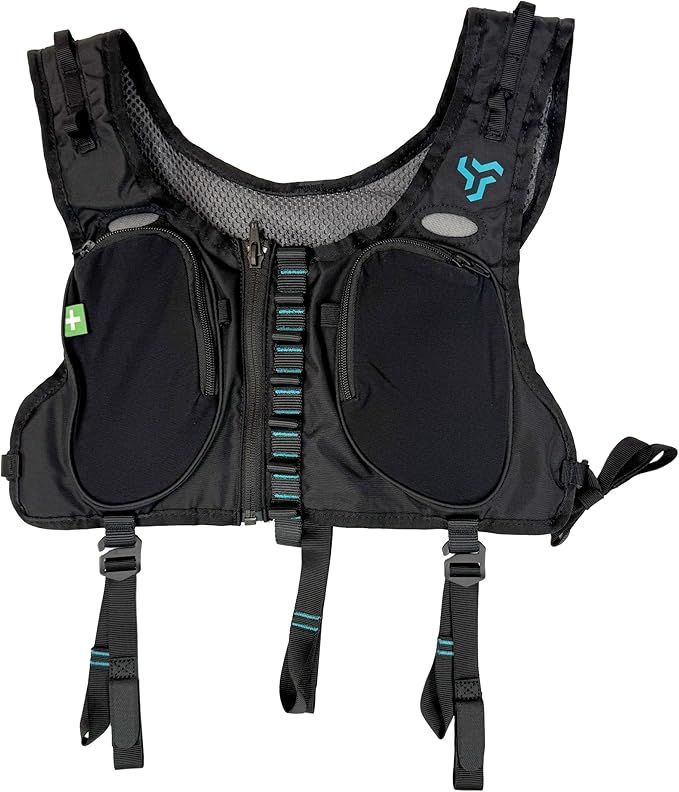 Notch Chester DLX 多機能チェストハーネス SRSのロープの手入れやアイテムの保管用 通気性のあるエアメッシュ生地 7つのセンターデイジーチェーンループ ほとんどの1.5Lハイドレーションリザーバーに対応 99714