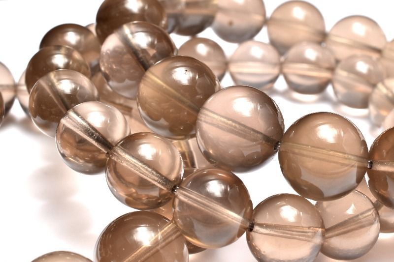 希少◇スター効果！ ゼウスクォーツ(スモーキーシトリン) 14mm