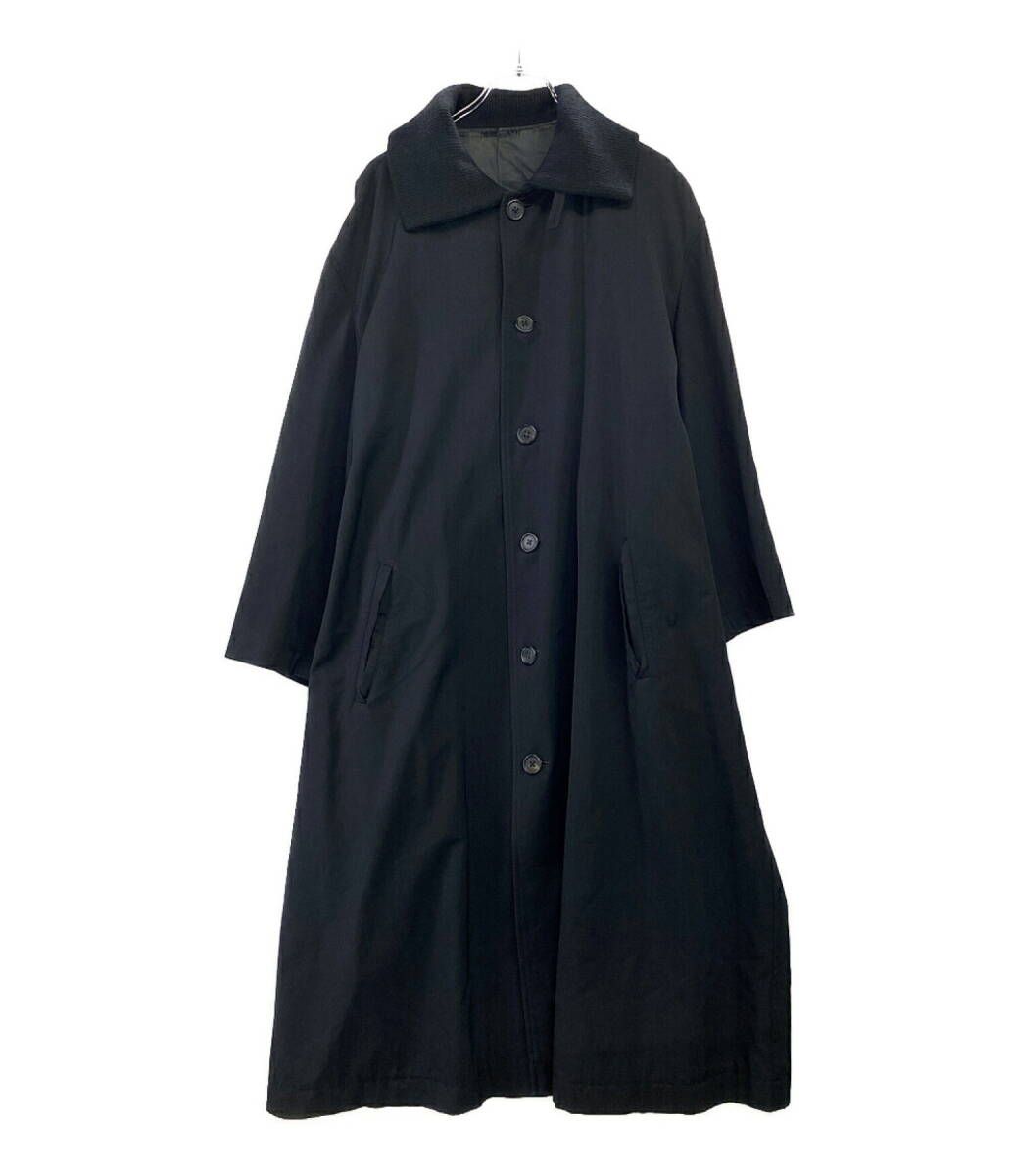 00 s archive Y’s for men Wool Gabardine Coat with Ribbed Callar 襟リブウールギャバジンコート その他コート ワイズフォーメン