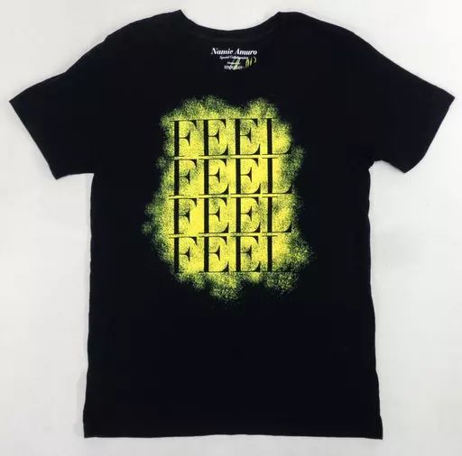 【新品】安室奈美恵 FEEL Tシャツ 中古】Tシャツ(女性アイドル) 安室奈美恵 Tシャツ ブラック