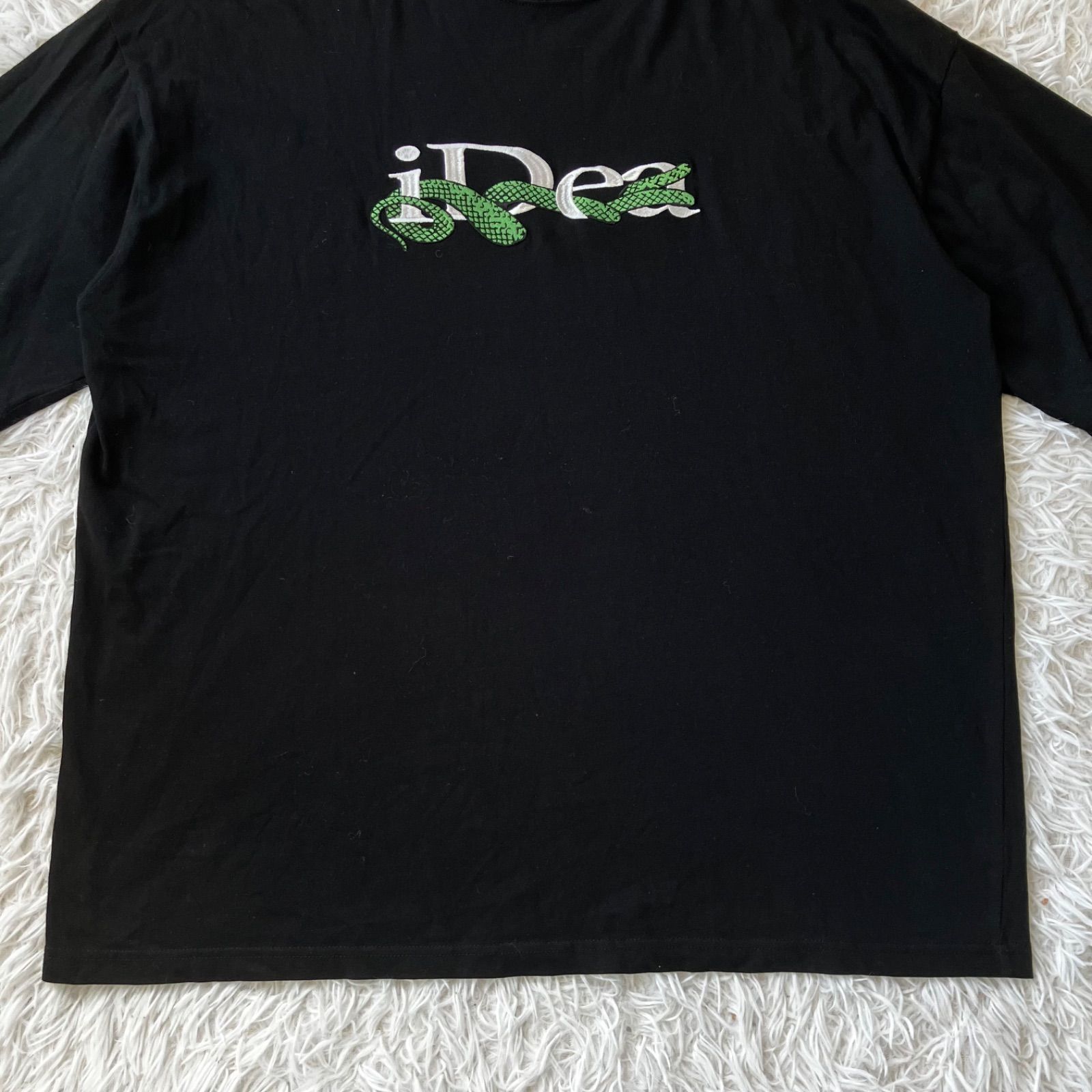 状態良 IDEASWAM iDeaロゴ Tシャツ XLサイズ ブラック 半袖Tシャツ
