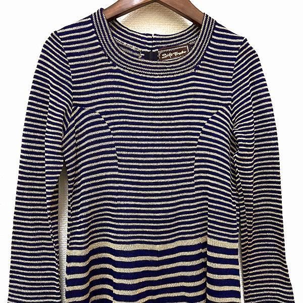 斉藤都世子　ワンピース 斉藤都世子 #wnc サイトウトヨコ ワンピース 紫 キーネック マーメイド