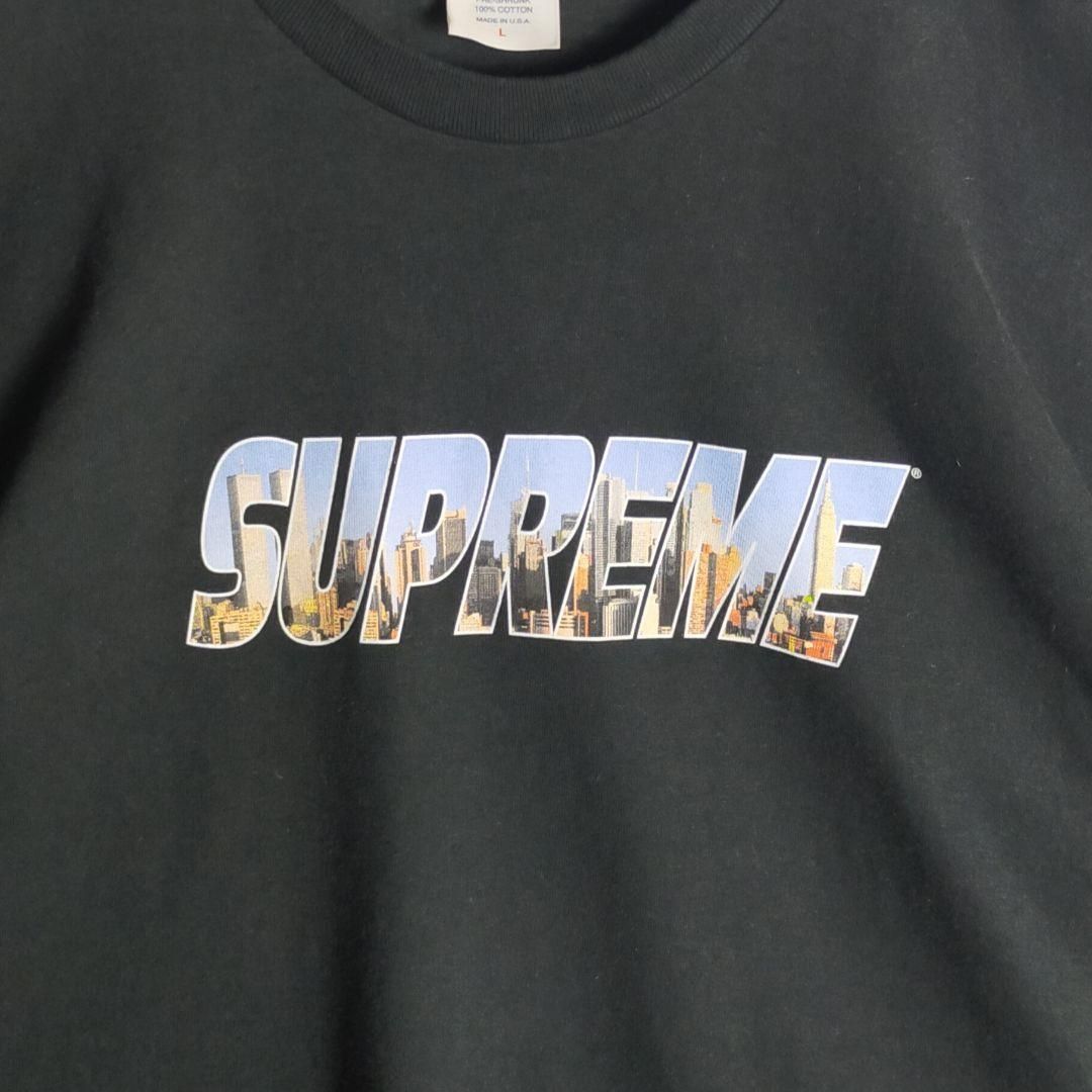 【即完売モデル】シュプリームファイヤロゴ Tシャツ 入手困難 Lサイズ 人気Lサイズ】シュプリーム☆ビッグロゴ ロゴ入りTシャツ 入手