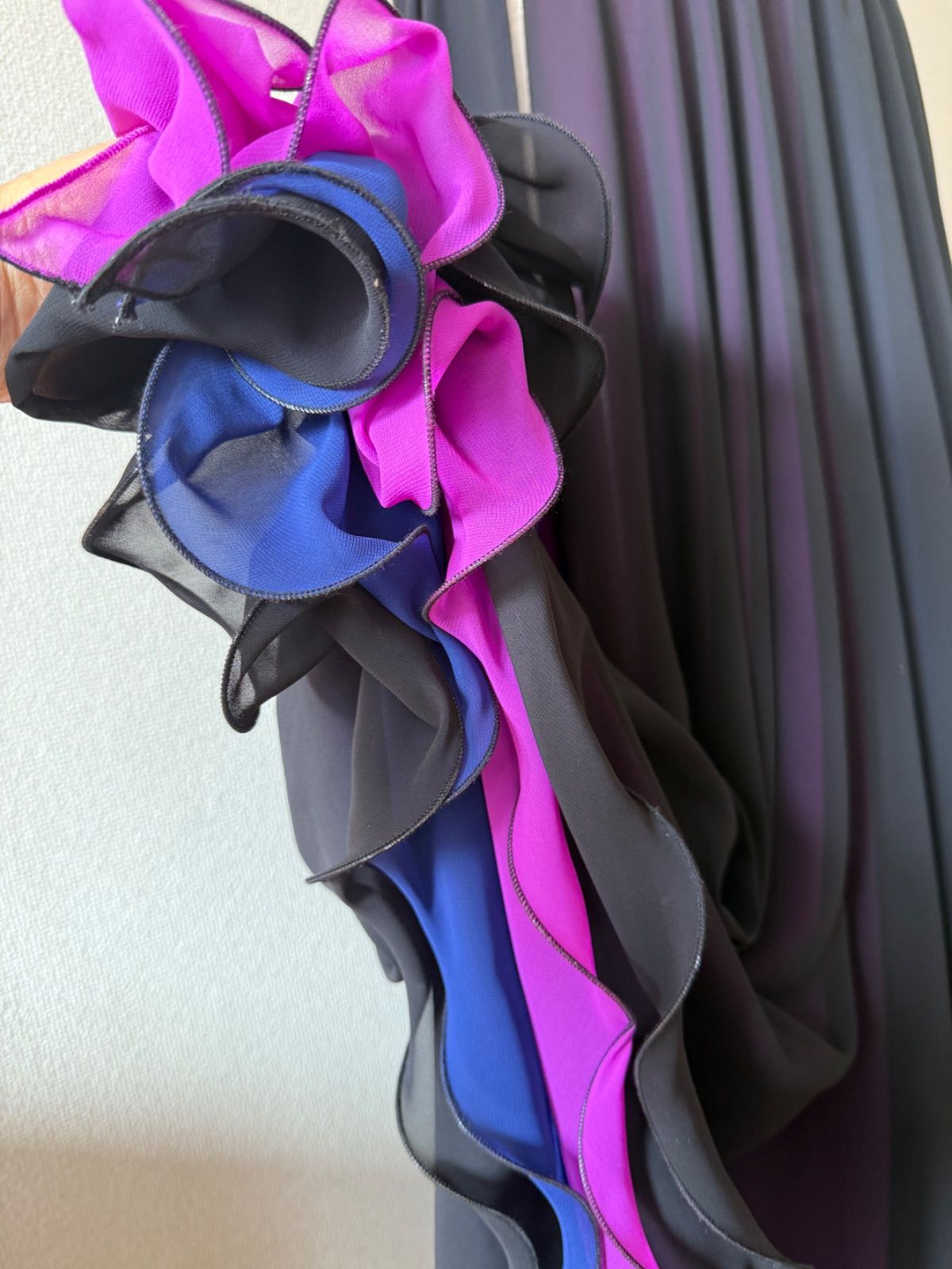 ベリーダンス スカート ジョーゼット2枚 テグス入り LLC-HASEGAWATOSO_COM