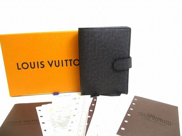 ルイヴィトン LOUIS VUITTON タイガ アジェンダ PM 手帳カバー システム手帳 メンズ