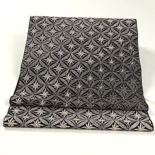 印伝開き名古屋帯