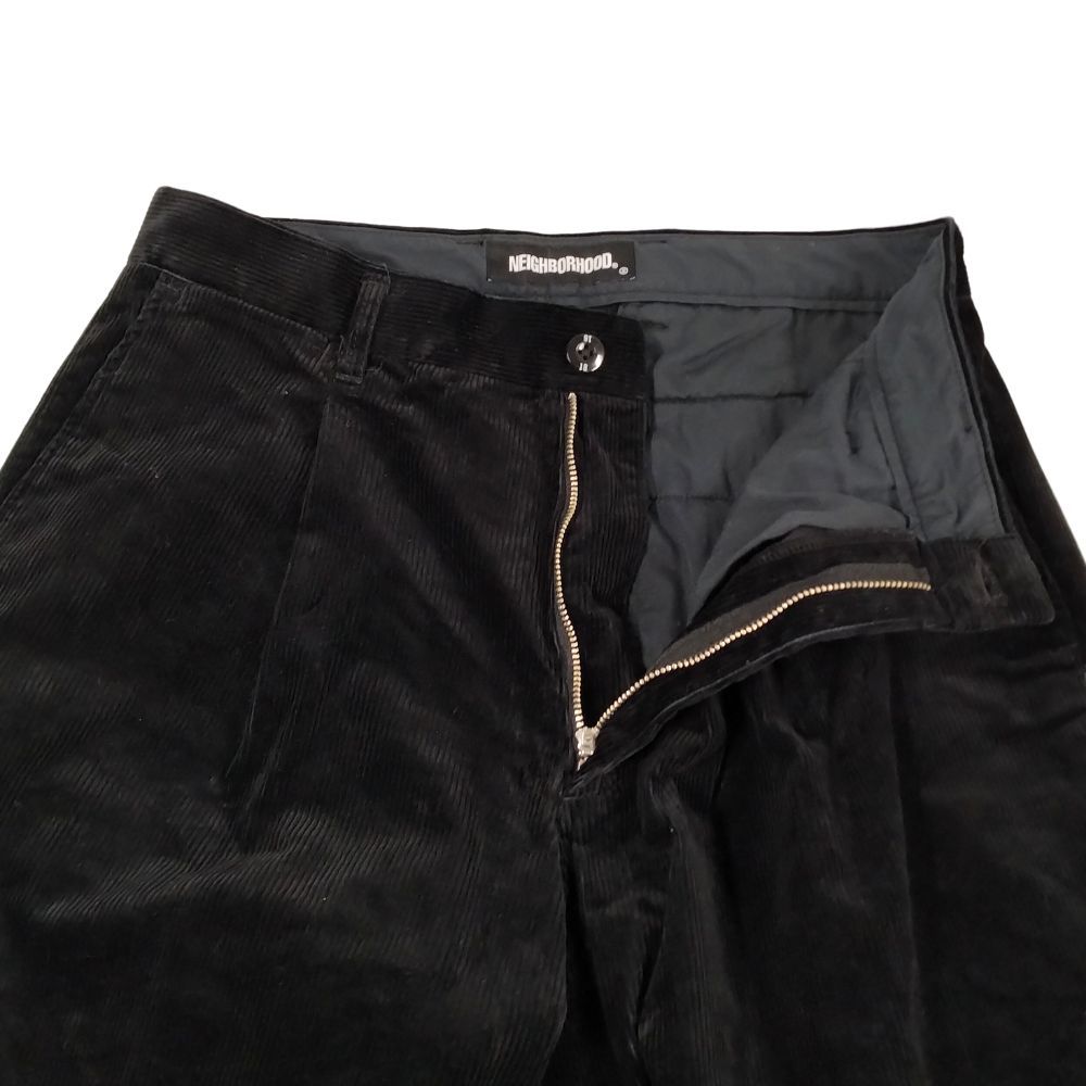 NEIGHBORHOOD ネイバーフッド 21AW CORD.TUCK/C-PT コーデュロイパンツ ブラック サイズ S 正規品 / 35876 -  メルカリ